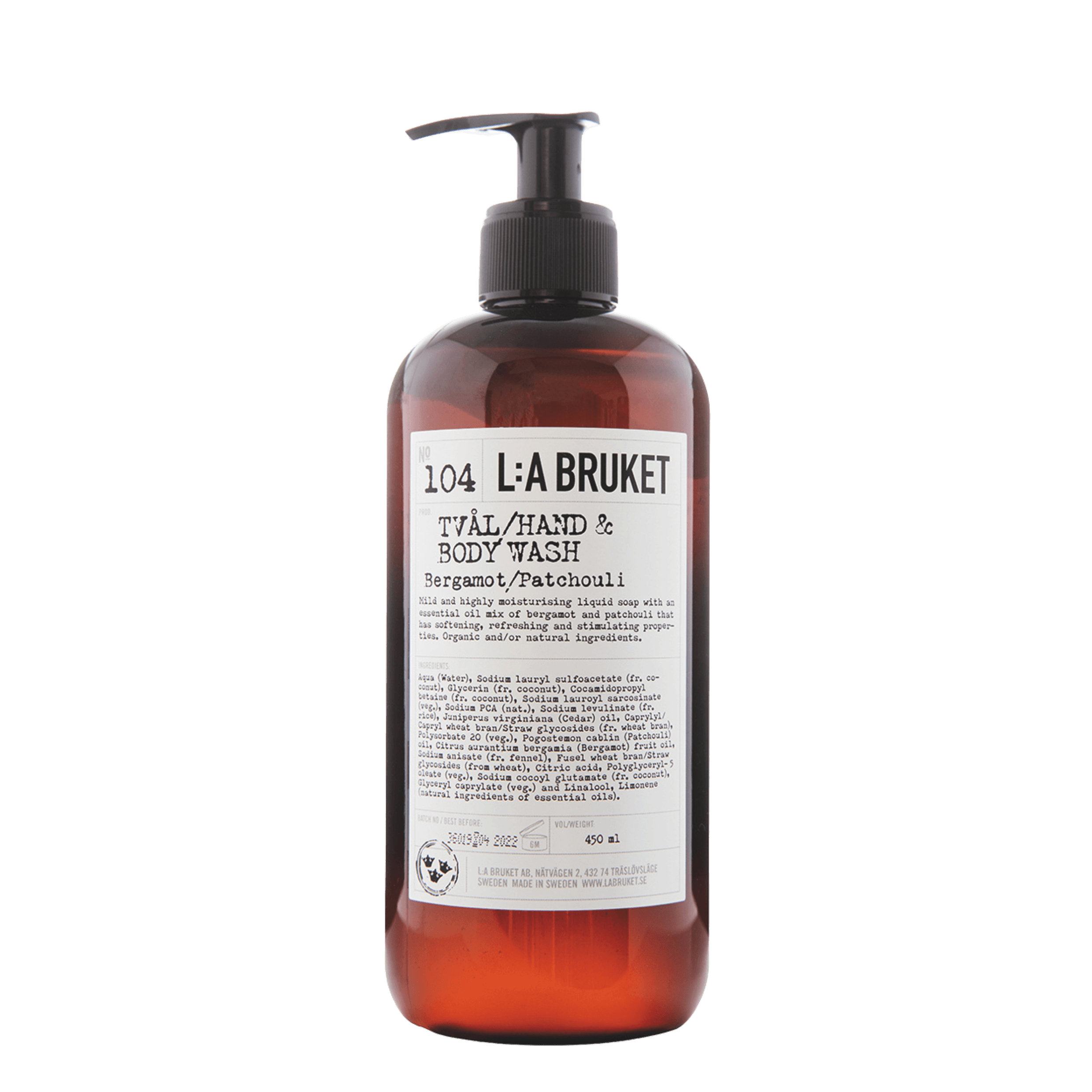 Hand & Body Wash Bergamot/Patchouli