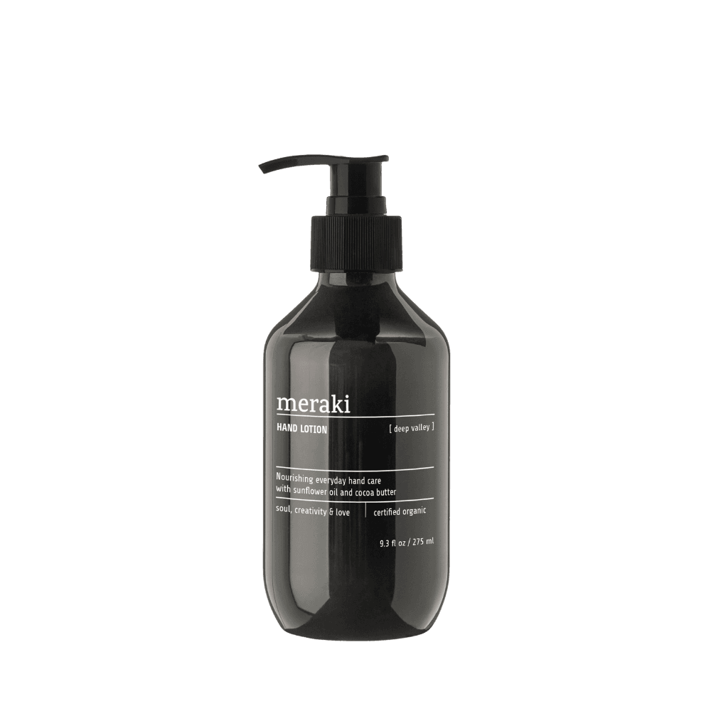 Hand lotion, deep valley